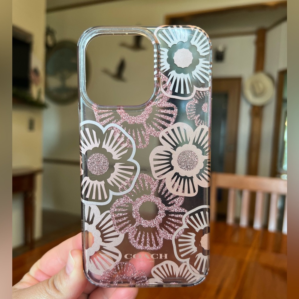 Coach Tea Rose iPhone 6.1"  13 Pro Case